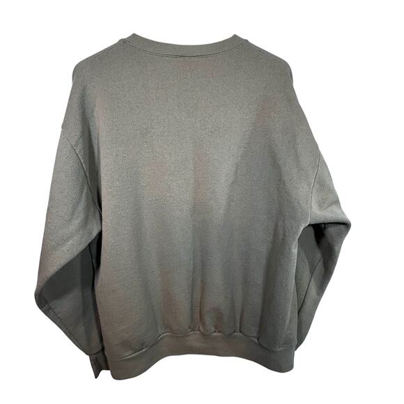 Vintage Delta USA Alaska Spellout Sweatshirt size XL USA Made Flower Print - Picture 3 of 6